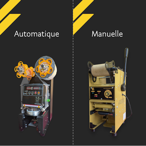 machine de scellage automatique et manuelle gobelet et barquette